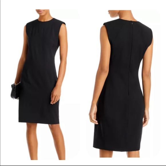 Theory Classic Power Dress Black - Picture 1 of 10